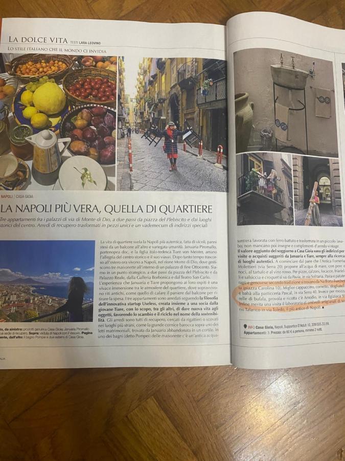 Casa Gioia, Tra Palazzo Reale,Lungomare E Monte Echia Apartman Nápoly Kültér fotó